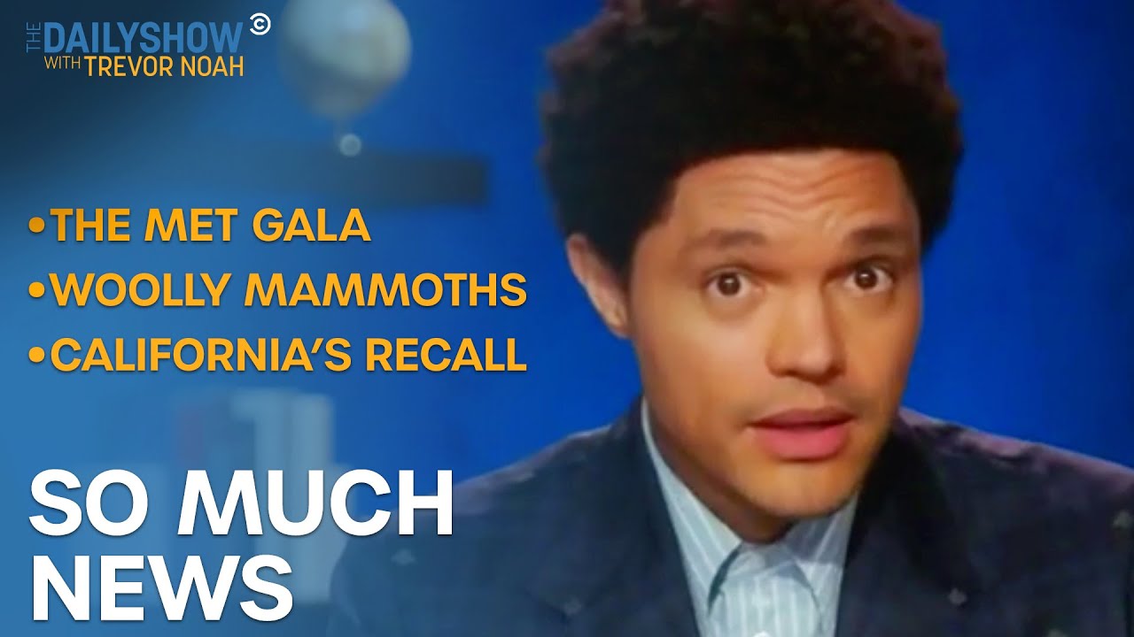 Crazy Met Gala Outfits, CA’s Contentious Recall & The Return of the Wooly Mammoth | The Daily Sh