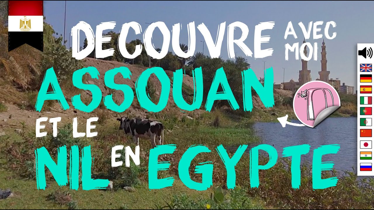 158- Асуан Египет | Откройте для себя город, Нил + незавершенный обелиск.