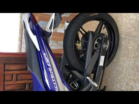 Video Ex 150 xuống lốp 100/70/17 nhẹ nhàng như chó thở :) - youtube