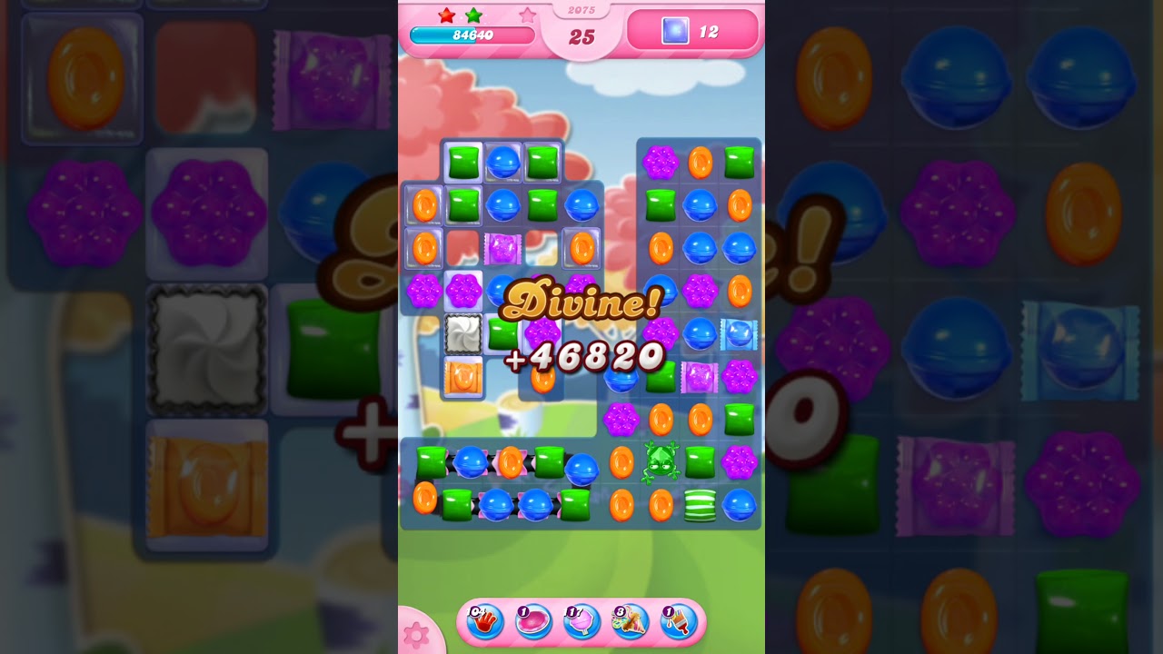 Candy Crush Saga Level 2075 - No Boosters