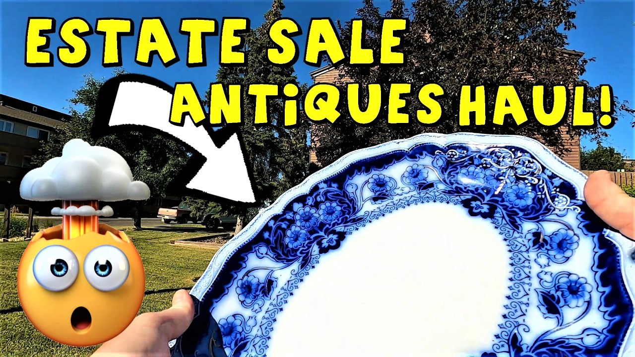 Ep696: RARE Finds: MASSIVE Profit! Victorian Flow Blue, Fenton, Nippon Estate Haul Score!