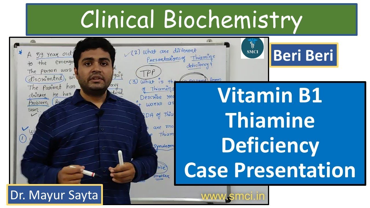 Vitamin B1 Deficiency case Thiamine Biochemistry Beri Beri Next