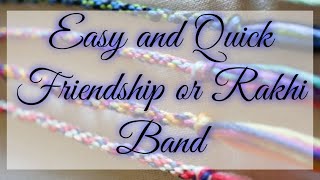 Easy and Quick Friendship or Rakhi Band | Keychain screenshot 4