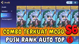 AUTO TOP 1! Combo Ruby Terkuat Season 6🔥Push Rank Mudah di Magic Chess Go Go