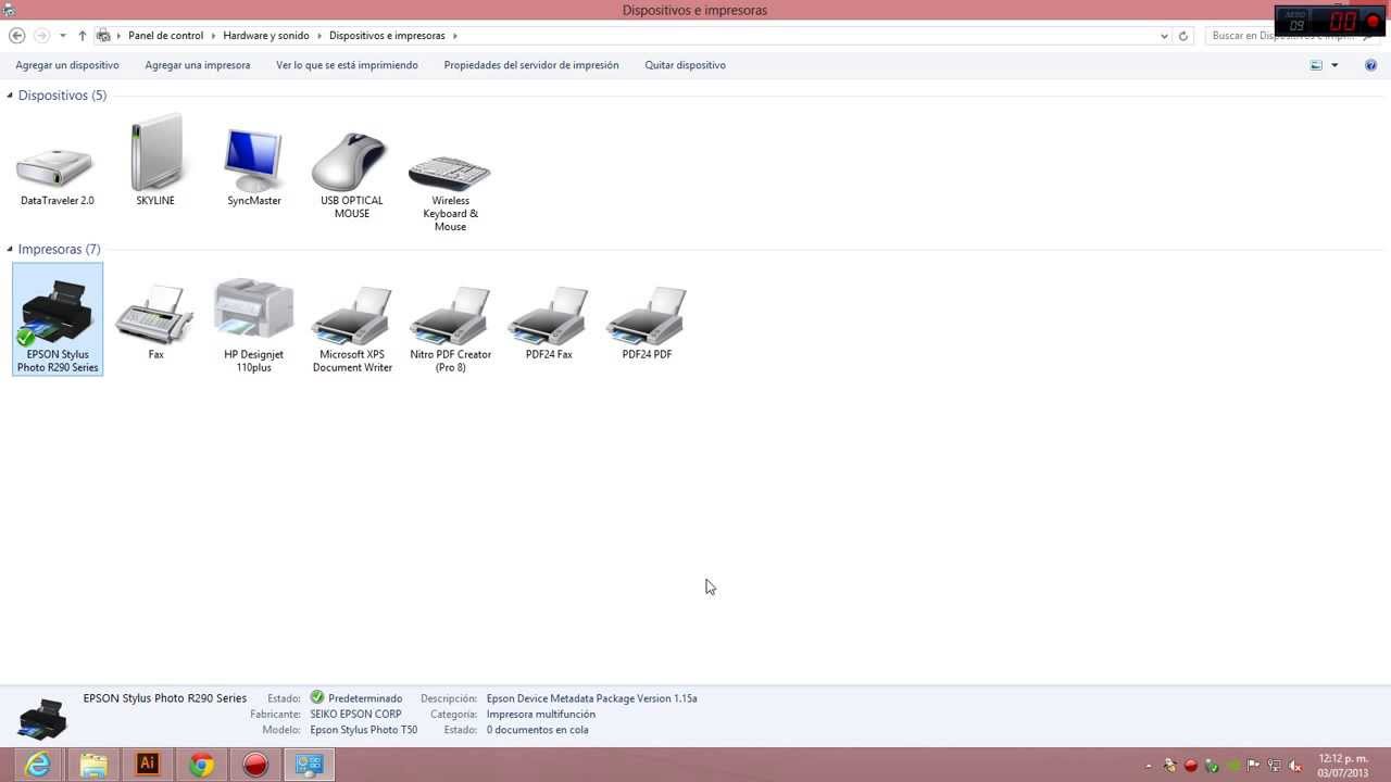 Programa para resetear epson t50 gratis