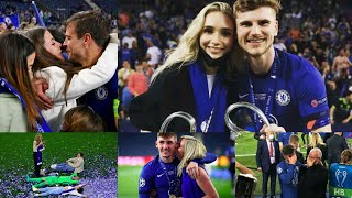 Chelsea Players Celebrate With Their Families Winning The Uefa Champions League