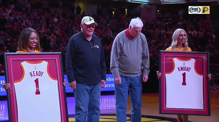 Pacers honor Bob Knight and Gene Keady