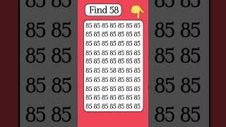 So Lets Find The Different Numberquiziqtestshortsmathsiqlegend