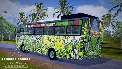 PIKACHU Kerala Bus Mod In Bus Simulator Indonesia - Bussid Bus Mod - Bussid Car Mod - Bussid