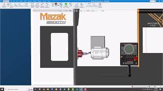 Mazak Integrex i-300 GibbsCAM Digital Twin