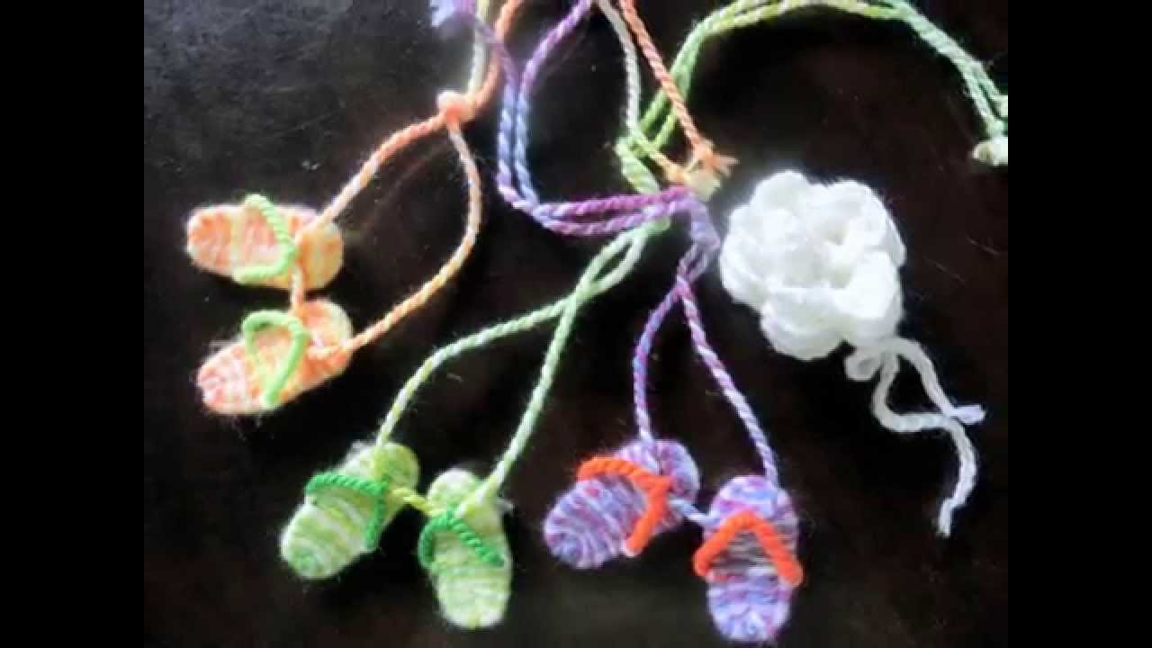 ミニ草履 素材は毛糸 作者は１９３５年生まれの女性 Youtube