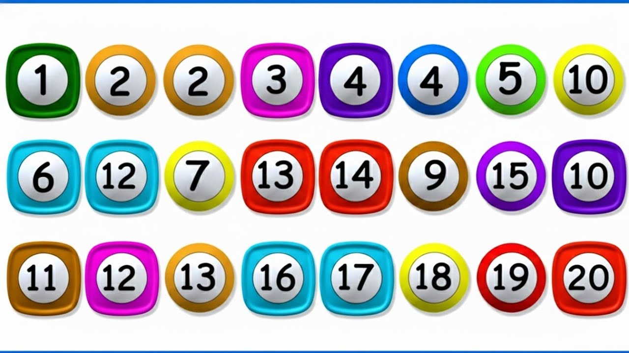 Numbers Name for Kids | 1 to 20 Counting | Learn & Write Numbers for Toddlers  👈✍️✍️#12