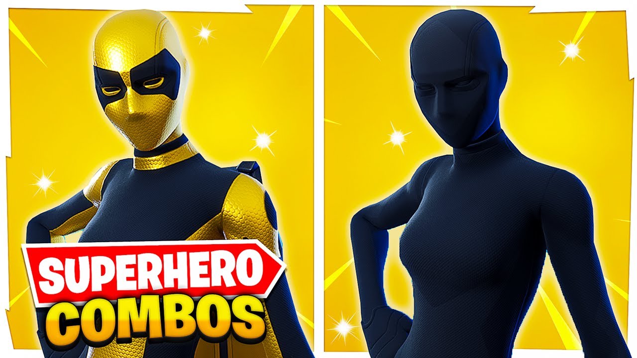 TOP 10 TRYHARD SUPERHERO SKIN COMBOS IN FORTNITE (Pros ONLY Use These ...