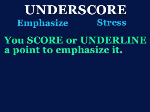 underscore