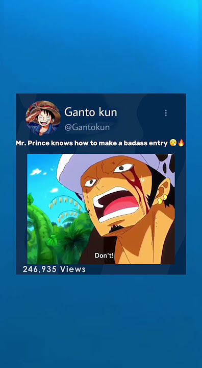 Mr. Prince Badass Entry ..😮‍💨🔥..#onepiece