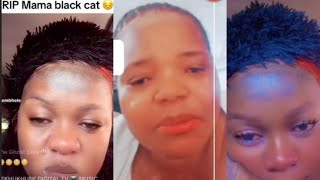 Blackcat's mother sadly passed away.. live video she says ubulewe ngesbamu 6 yama buleti💔😭😭
