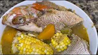 Steamed Fish and Green Banana