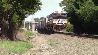Norfolk Southern E49 with an AC44C6M & two C44-9Ws everybody is elephant style pulling hard