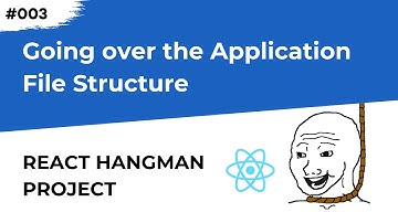 Going over the Application File Structure - Learn React JS by Building a Hangman Game [003]