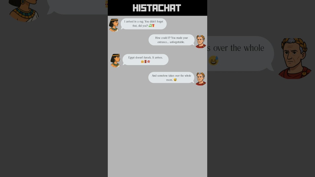 Cleopatra: “I arrived in a rug.” | DM Drama with Julius Caesar 