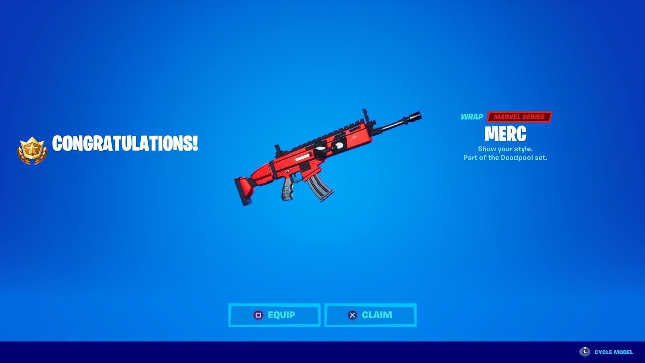 HOW TO GET NEW DEADPOOL MERC WRAP IN FORTNITE!
