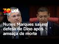 Flávio Dino é ameaçado em aeroporto; Kassio Nunes sai em defesa de ministro no TSE: 'Inaceitável'