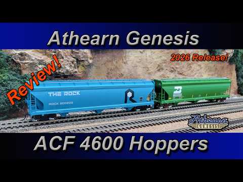 Athearn Genesis ACF 4600 Covered Hoppers - HO Scale (2026 Release