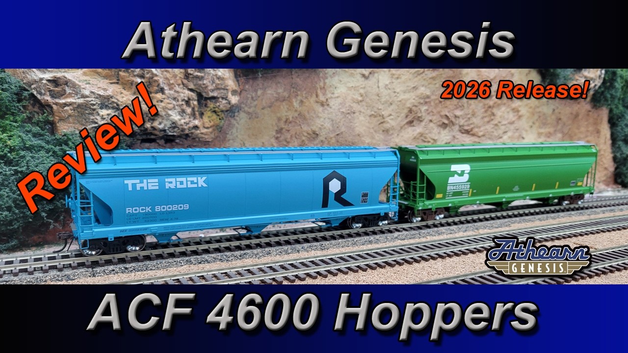 Athearn Genesis ACF 4600 Covered Hoppers - HO Scale (2026 Release