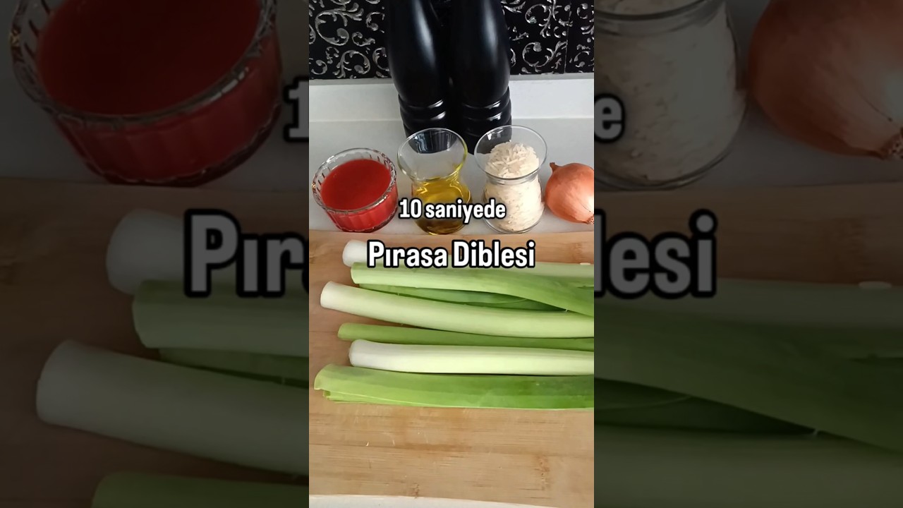 En lezzetli pırasa yemeği tarifi Pırasa Diblesi En lezzetli pırasa yemeği tarifi Pırasa Diblesi