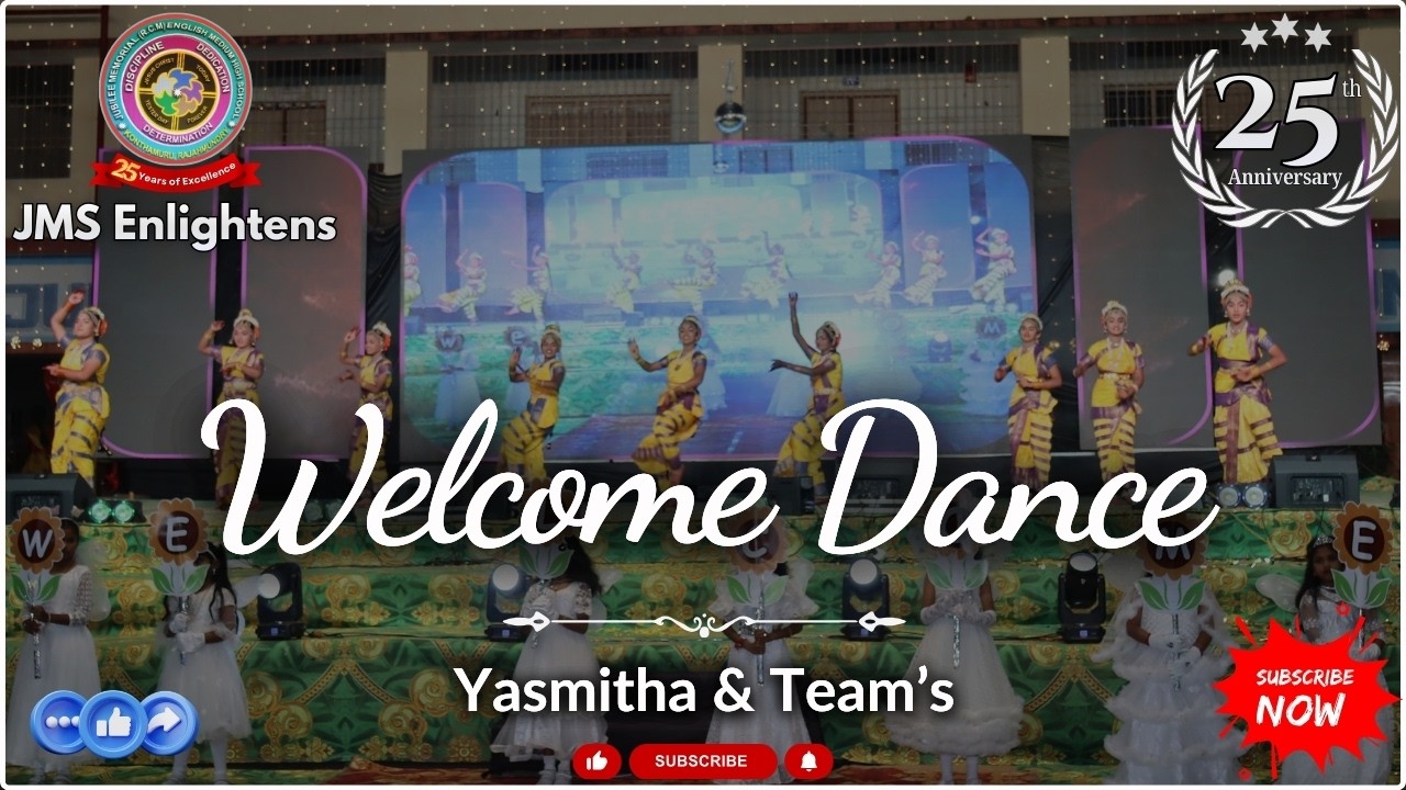 Welcome Dance | Yasmitha & Team | Srividhya Miss | Silver Jubilee Celebrations  | JMS Enlightens