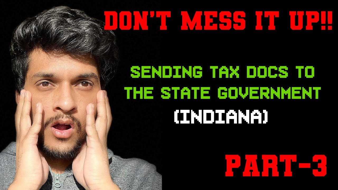 Where to send my INDIANA tax documents? | Purdue | International students | State taxes | PART 3
