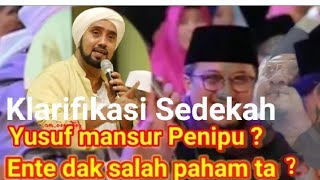 Klarifikasi Sedekah Ustad Yusuf Mansur Bersama Habib Syech