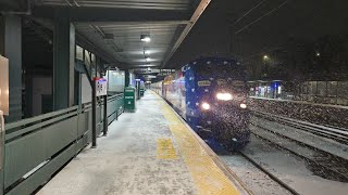 Metro North and Amtrak Action at Rye (2/6/26)