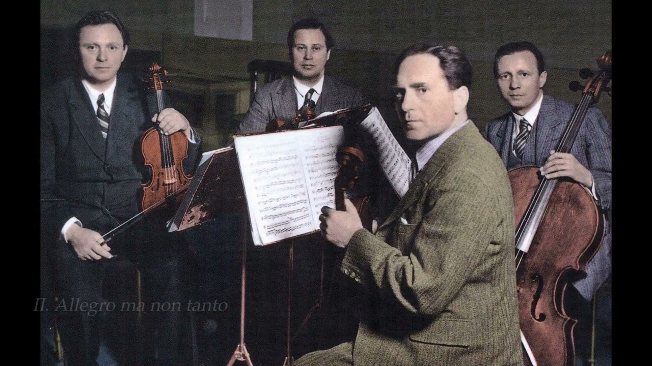 ADOLF BUSCH QUARTET. L. van Beethoven - String Quartet No.15 in a
