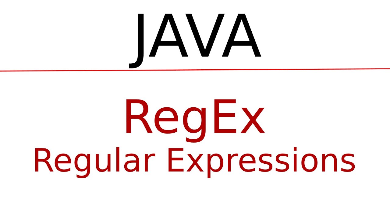 Java regexp