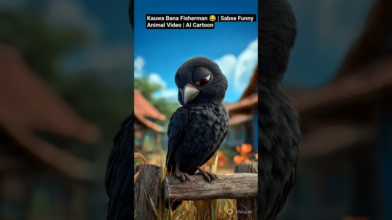 Kauwa Bana Fisherman 😂 | Sabse Funny Animal Video | AI Cartoon