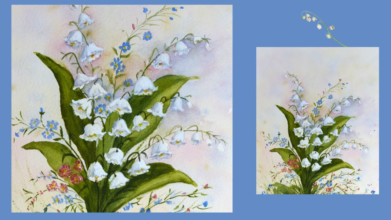 Aquarelle : Muguet 😊 - thptnganamst.edu.vn