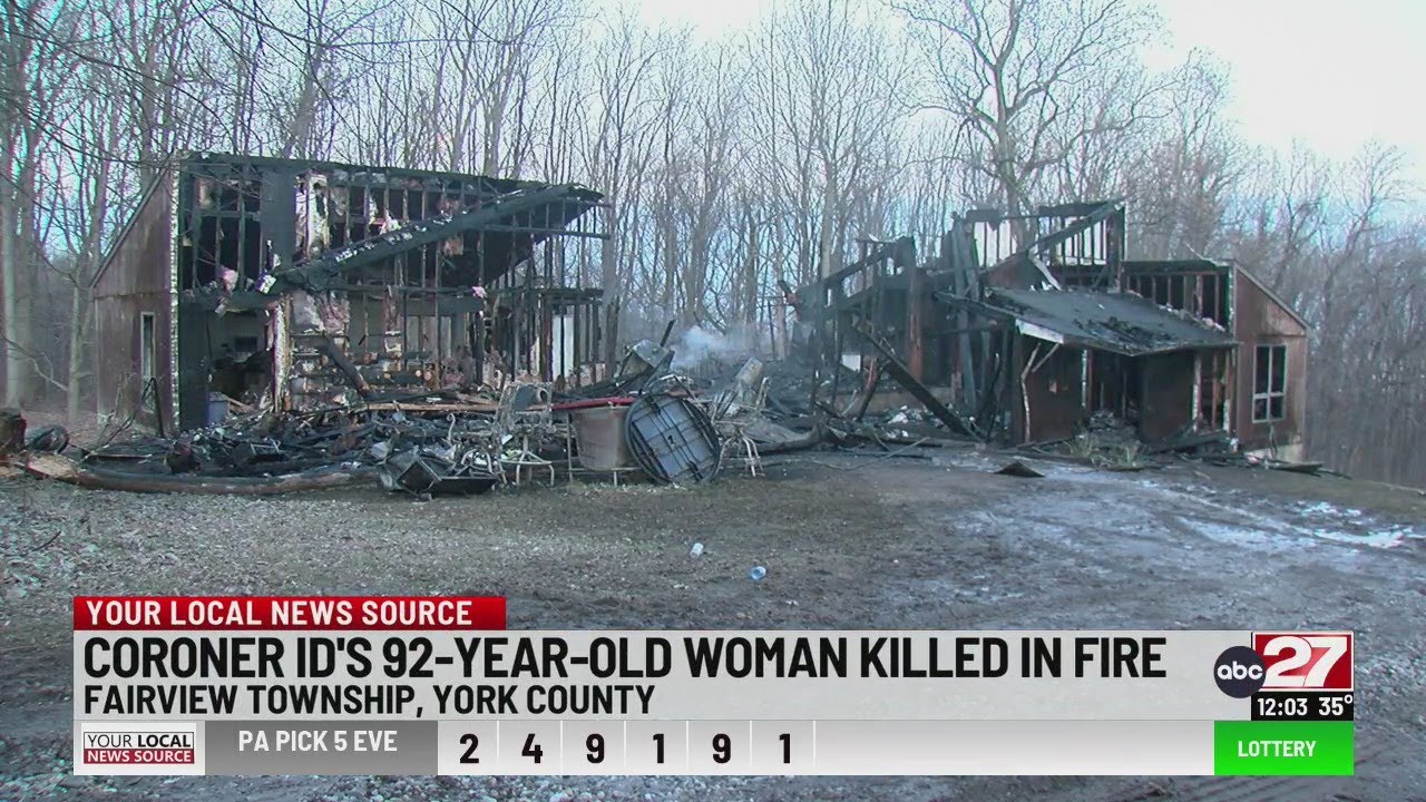 Elderly woman dead after fatal York County fire - YouTube