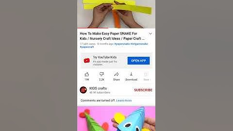 Std -4 paper snake   28/6/21