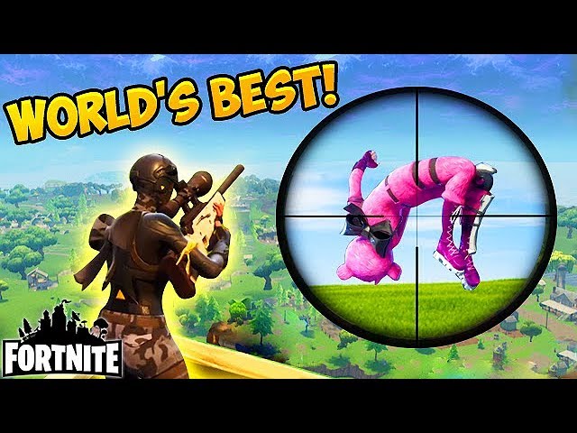 WORLDS GREATEST SNIPER SHOT! - Fortnite Funny Fails and WTF Moments! #128 (Daily Moments)