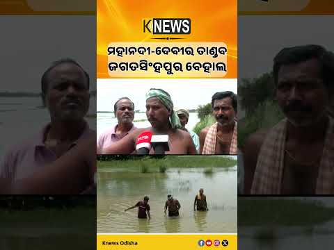 ନଦୀ ଫୁଲିଲା, ଚାଷୀ କାନ୍ଦିଲା; ବନ୍ୟା ପାଣିରେ ଏକର ଏକର ଫସଲ ନଷ୍ଟ