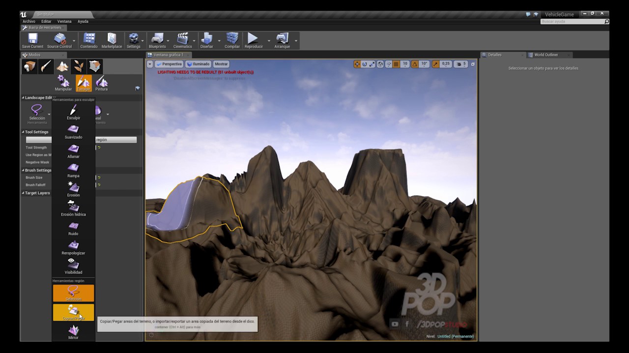 M2 | 05/13 | Esculpiendo el Terreno | Curso LEGENDARIO de UNREAL ENGINE ...