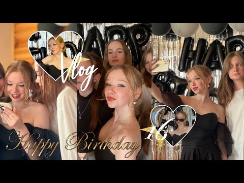 Влог Birthday Party : 16 Лет, Подарки, Ночевка.