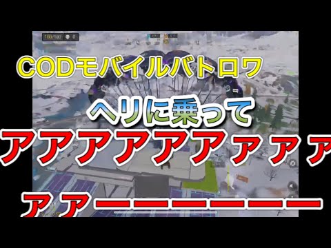 バトロワでフレンドさんとデュオ。ヘリに乗っていたら。【CODモバイル】【COD mobile】