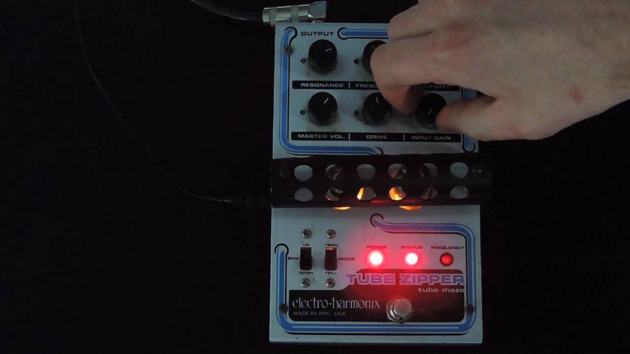 Electro harmonix Tube Zipper demo, Msm Workshop - YouTube