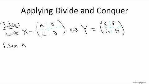 coursera  - Design and Analysis of Algorithms I - 3.3 Strassen
