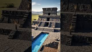 Ancient Aztec House Timelapse in Open Grassland #day1 #shorts #shots #design #architecture #relax