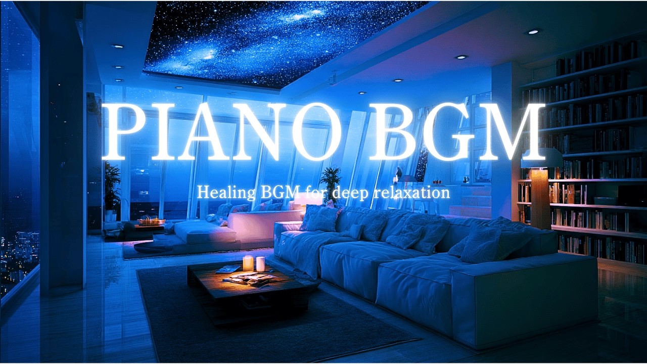 【 Piano Sound 】優しく包まれる癒しのBGM | 星空サウンド🎹 | リラックスのためのピアノサウンド  #ピアノ #piano #癒し #BGM #星空