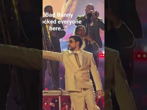 “Bad Bunny shocked everyone here…”