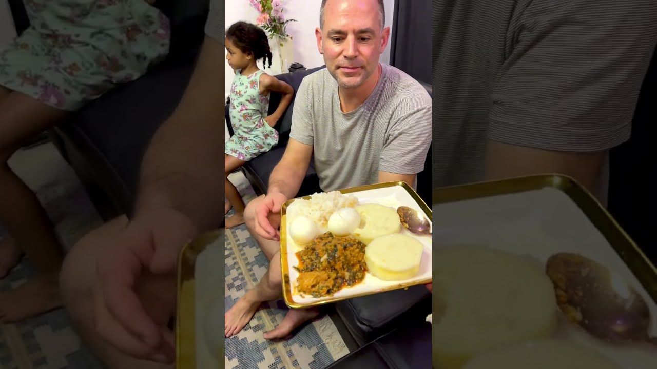 Пробую еду моей свекрови в Гане